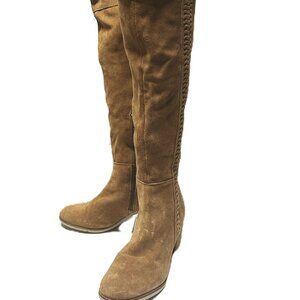 Matisse Tan / Brown Leather Over the Knee Tall Boots